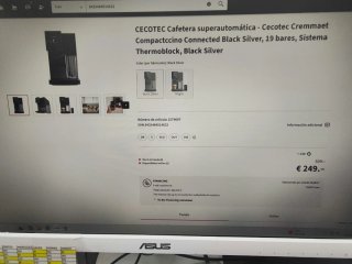 Cafetera Cecotec Cremmaet Compactccino