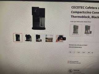 Cafetera Cecotec Cremmaet Compactccino