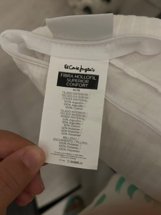Almohada Firmeza Alta Fibra Blanca
