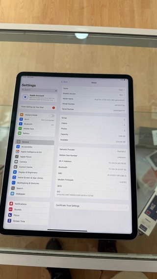 iPad Pro 12.9 6th Gen 256GB M2 5G