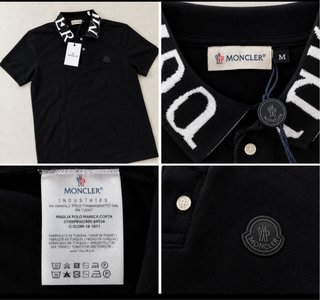 Polo Moncler Negro Talla M