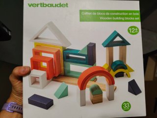 Bloques de construcción de madera