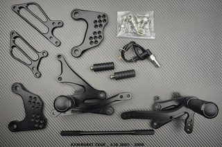 Estriberas retrasadas KAWASAKI ZX6R 636 2005 2008