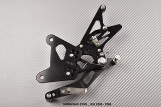 Estriberas retrasadas KAWASAKI ZX6R 636 2005 2008