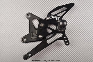Estriberas retrasadas KAWASAKI ZX6R 636 2005 2008