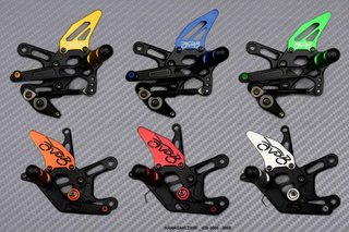Estriberas retrasadas KAWASAKI ZX6R 636 2005 2008