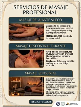 Masajista profesional