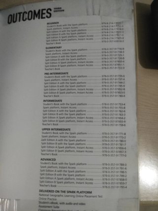 Outcomes Upper-Intermediate with the Spark Plat...