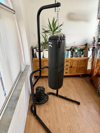 Saco boxeo 30kg con soporte