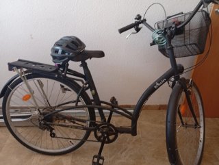 Bicicleta Paseo Negra B'twin