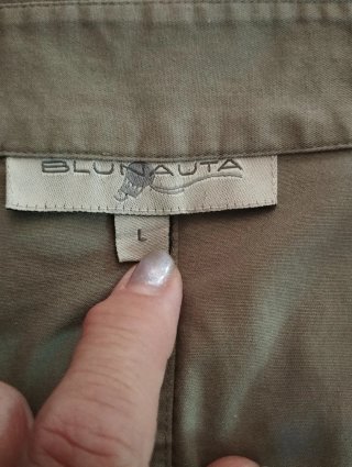 Abito chemisier senza maniche verde oliva