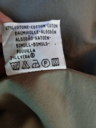 Abito chemisier senza maniche verde oliva