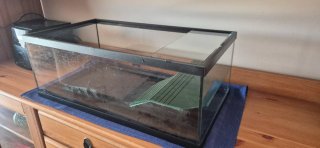 Acuario 55L con rampa