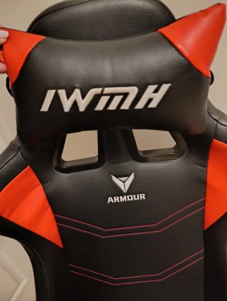 Sillón Gamer IWMH Negro/Rojo