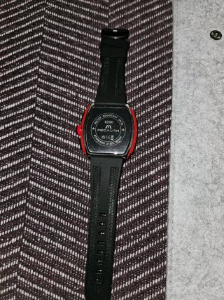 Reloj Megalith Cronógrafo Deportivo Rojo/Negro