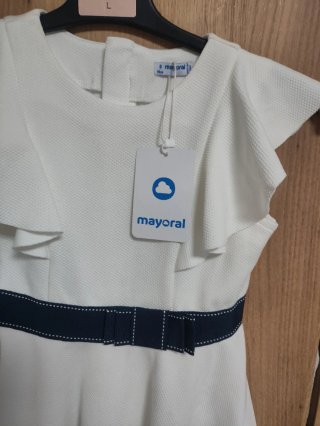 Vestido Mayoral Niña Crudo Talla 6/116