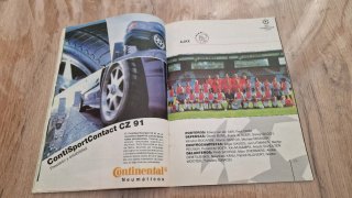 Programa Oficial Real Madrid - Ajax 1995