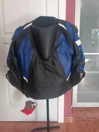Chaqueta de Moto Deportiva de Piel de vacuno