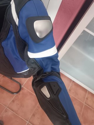 Chaqueta de Moto Deportiva de Piel de vacuno