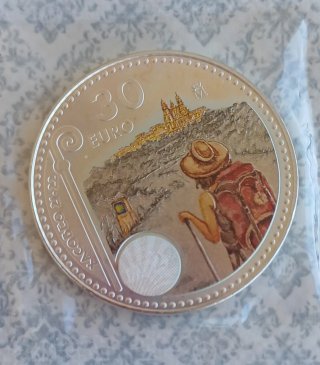 Lote 4 monedas conmemorativas 10, 20, 40 euros.