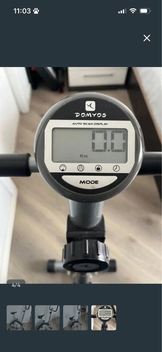 Bicicleta Estática VM120 Domyos