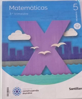 Libro matemáticas 5° Primaria  3er Trimestre