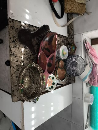 Conjunto menaje y adornos vintage