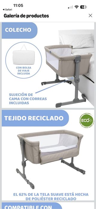 Cuna colecho Chicco Next2Me Essential