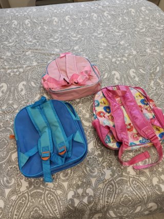 Lote 3 Mochilas Infantiles (Minnie, Paw Patrol, So
