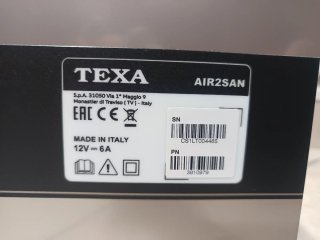 TEXA AIR2SAN Máquina de Ozono