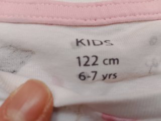 Lotto 5 magliette bambina 6-8 anni