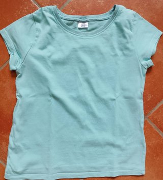 Lotto 5 magliette bambina 6-8 anni