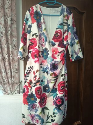 Vestido Olimara Multicolor Talla 44