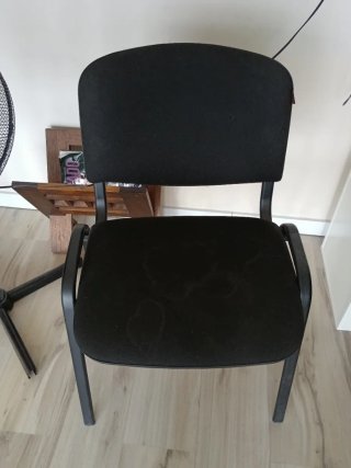 3 Sillas de Oficina Negras