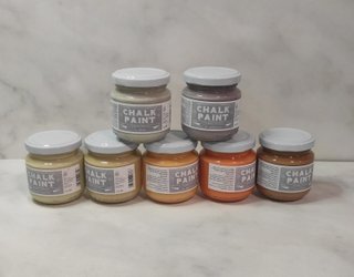 Lote 7 Botes Pintura Chalk Paint Orita
