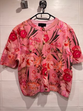 Top flores ZARA Talla L