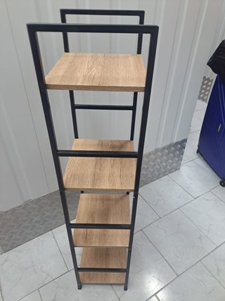 Juego 2 Estantes Madera y Metal