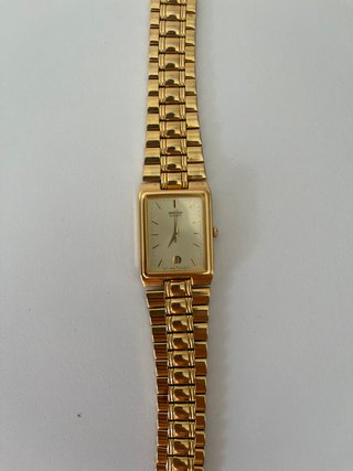 Reloj Seiko V722-5A50 Bañado en Oro