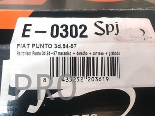 Espejo Fiat punto derecho 3p nuevo