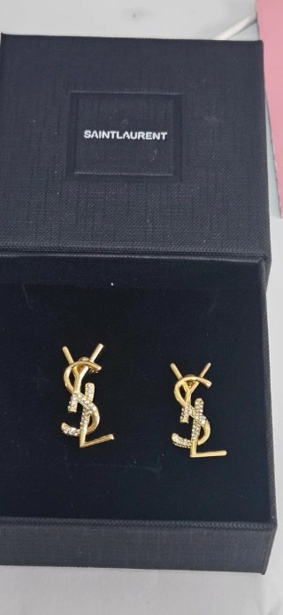 Pendientes YSL Saint Laurent Dorados