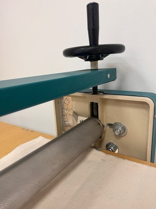 Laminadora para ceramica con patas