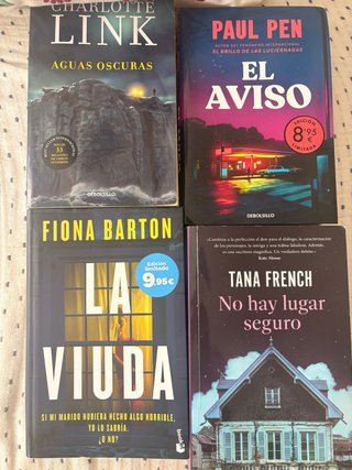 Lote de libros novela policiaca