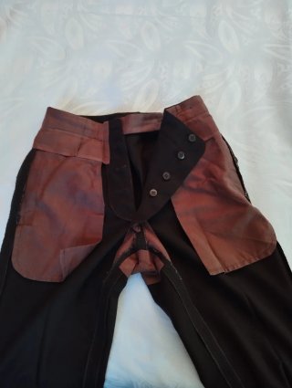 Pantaloni lana vintage marrone