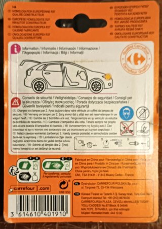 Bombillas halógenas H4 Coche 12V 60/55W