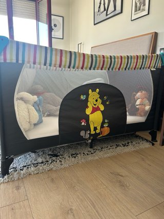 Cuna de viaje Winnie the Pooh con colchón