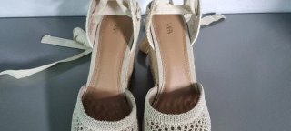 Cuñas Zara Esparto Talla 39