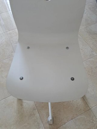 Silla de escritorio Ikea blanca