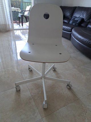 Silla de escritorio Ikea blanca