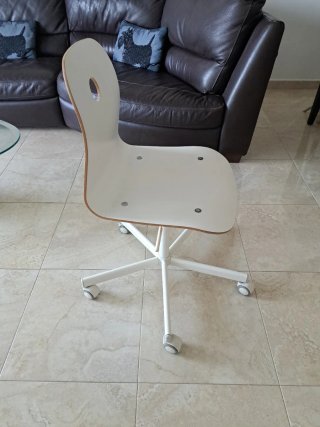 Silla de escritorio Ikea blanca