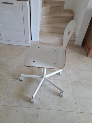 Silla de escritorio Ikea blanca